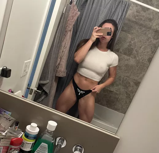 Maybe I’ll strip down for the next mirror selfie 😉