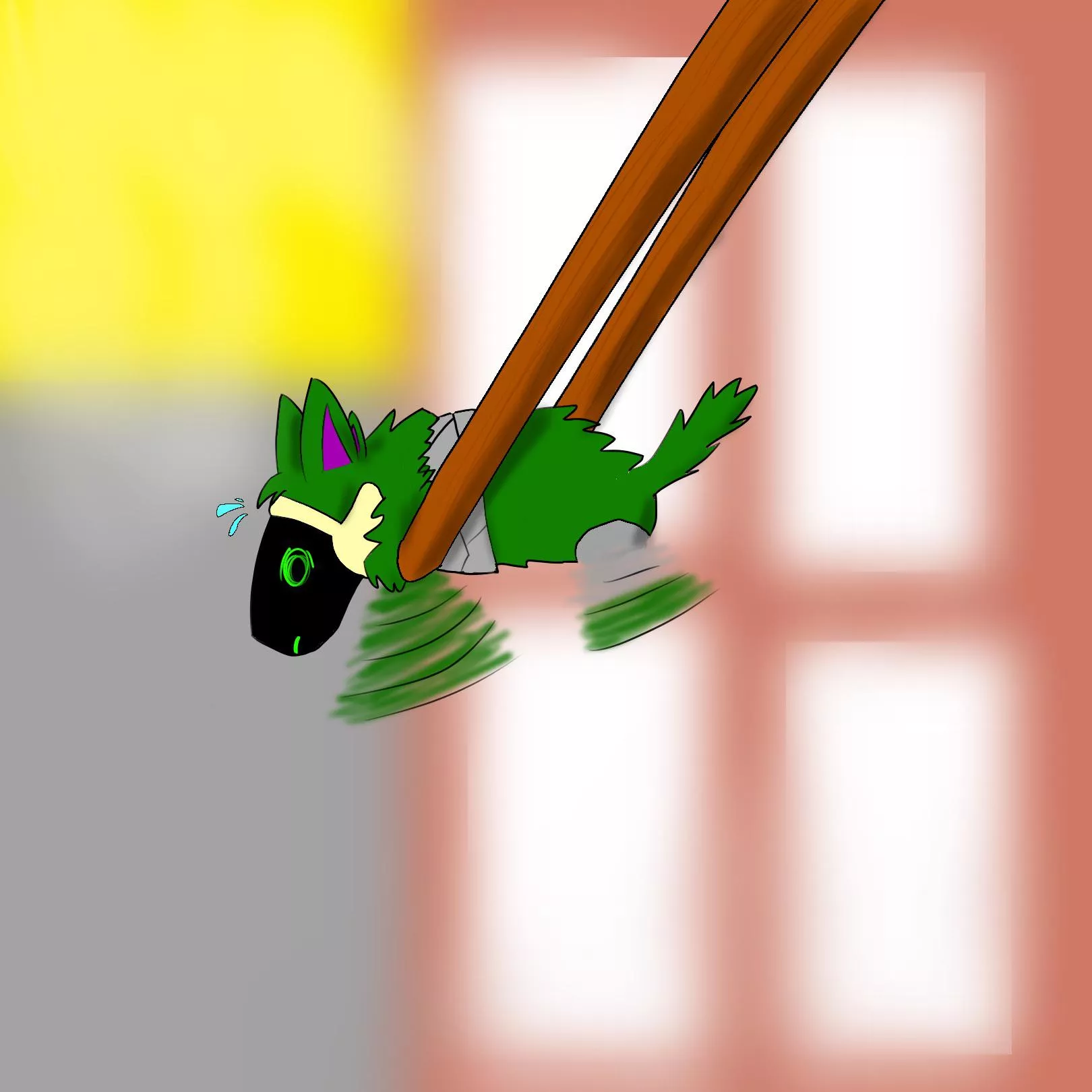 Me caught