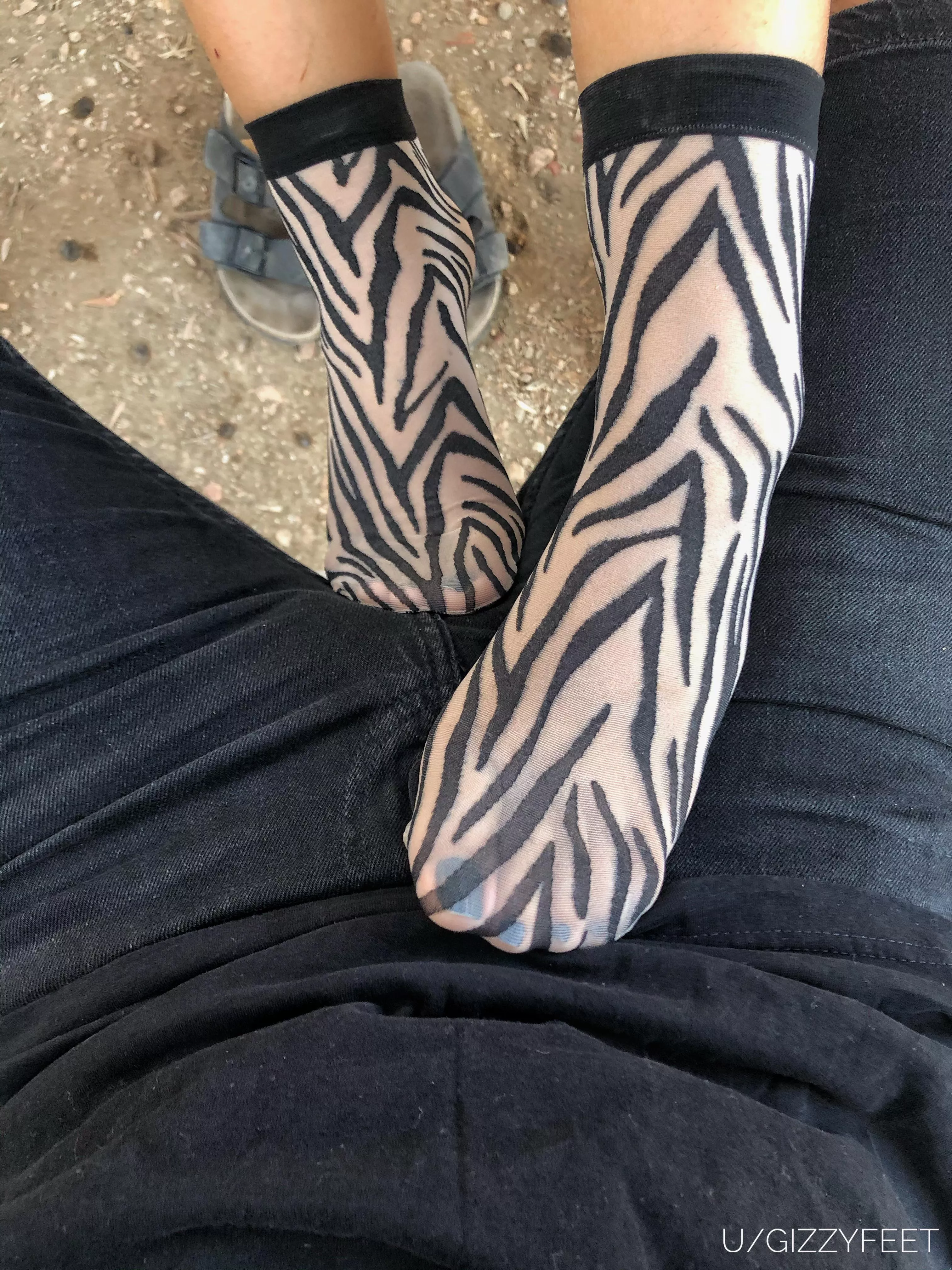 Me doing naughty stuff in zebra socks😈😈