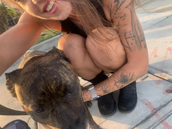 Me posing with my muse :p