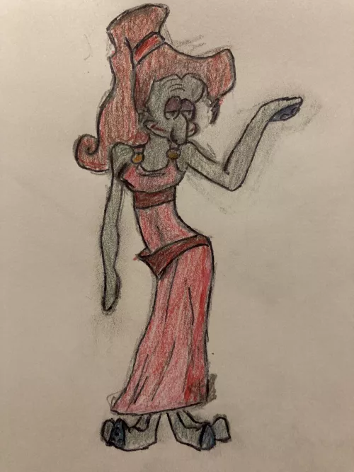Meg as Squidward (credit: u/Ok_Listen1510) Meg as Squidward (credit: u/Ok_Listen1510)