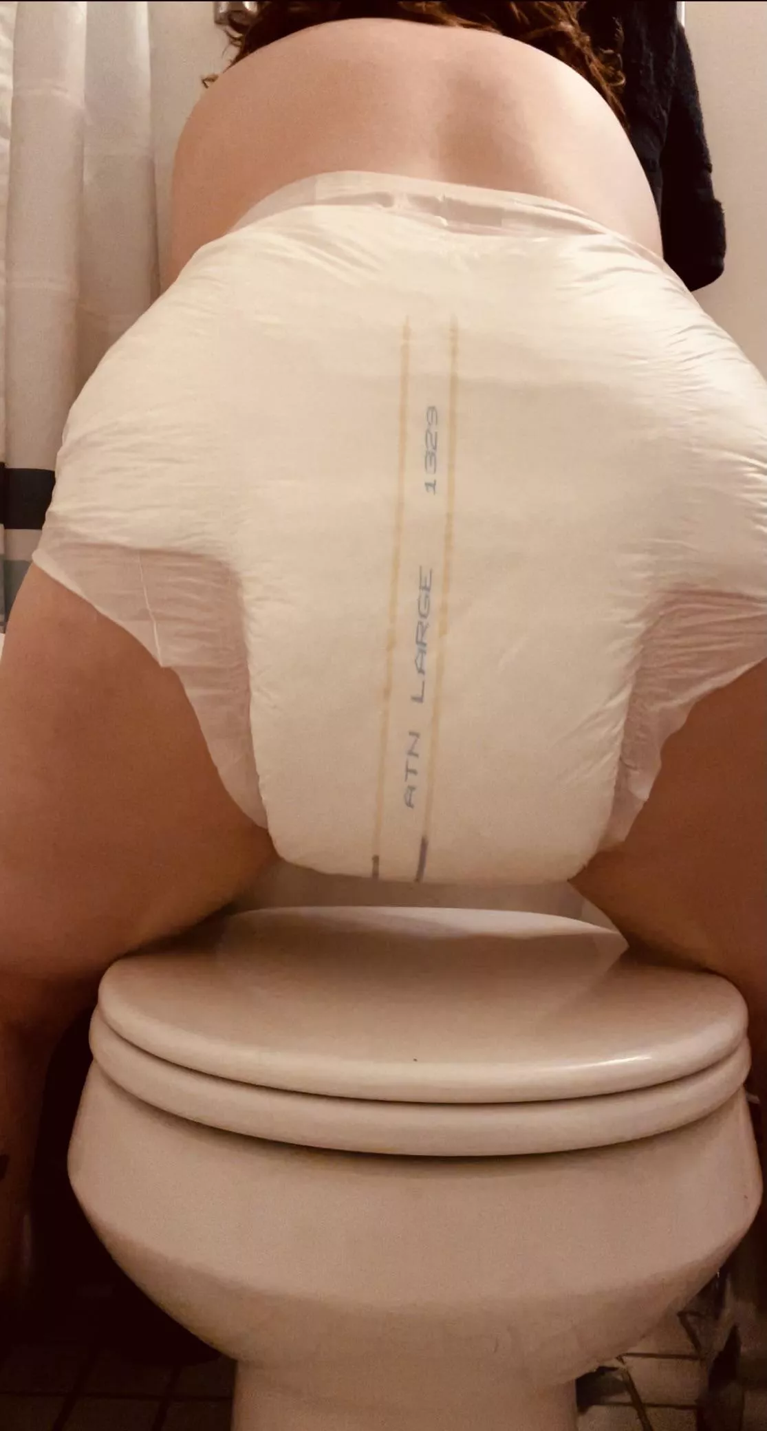 Messy girl plays with diaper and herself. 13 min long video available for purchase 😉 DM!
