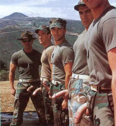 “Military cock inspection” ...