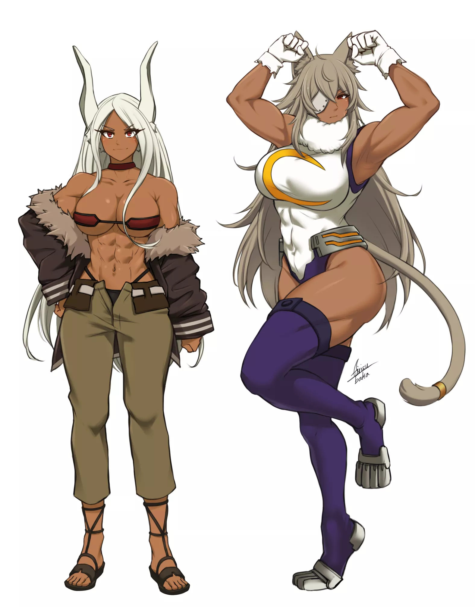 Miruko Ghislaine Swap (@AirisuBaka) [My Hero Academia/Mushoku Tensei]