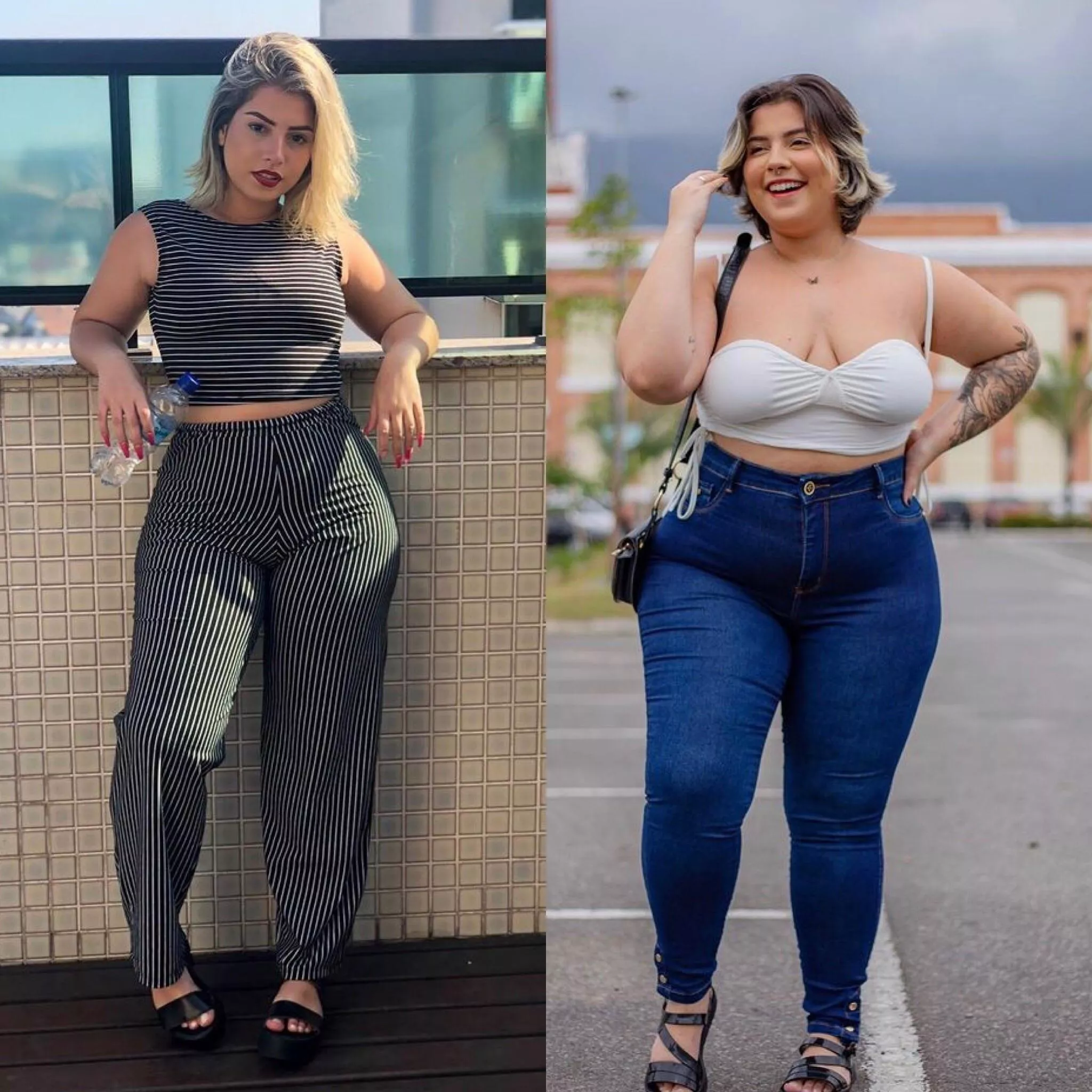 Model decided to go plus-size 😳