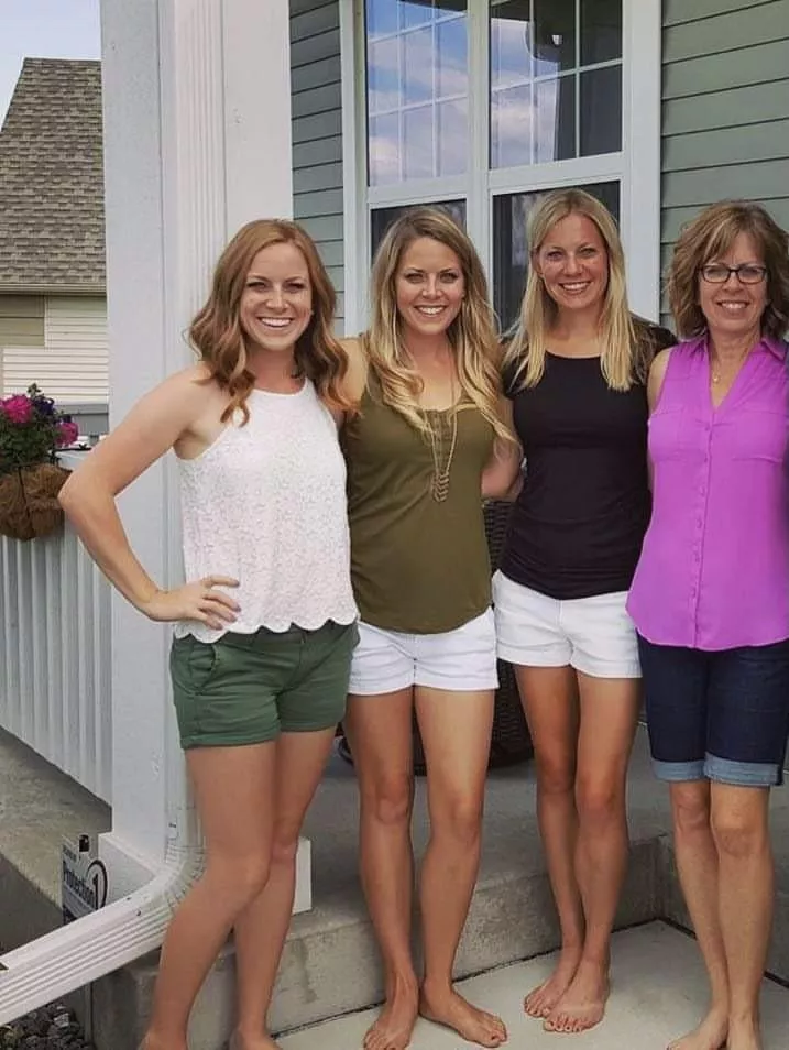 Mom and her daughters