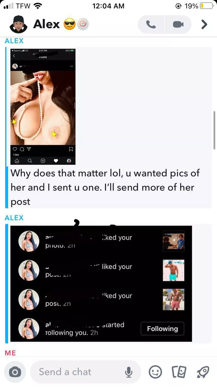 Mom showing my friend her titties 🍈