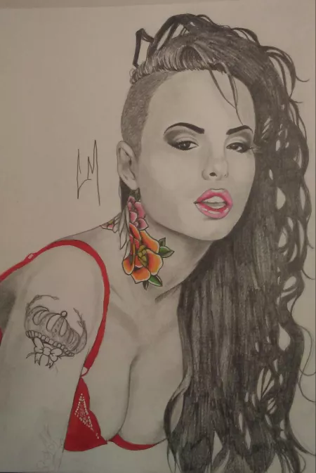 More fan art of Christy Mack