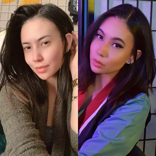 Mulan before and after cosplay transformation by Felicia Vox Mulan before and after cosplay transformation by Felicia Vox