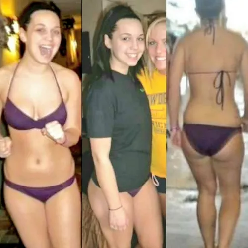 my 30F wife..in a bikini a few sizes too small for her...were huge browns fans and she has developed a taste for steeler fans...let us know if interested..steeler fans to the front of the line 😏