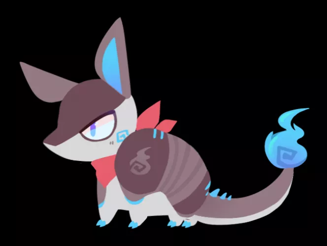 My armadillo OC!