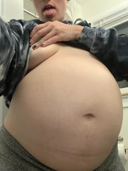 My belly is bloated to the max from eating cheese all weekend after not having it all month... My belly is bloated to the max from eating cheese all weekend after not having it all month...