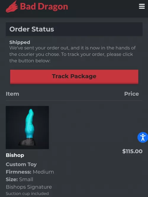 My Bishop is finally on his way, I can't wait!!!