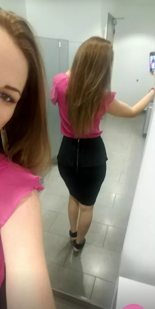 My coworkers weren't too happy we had to go back into the office... I hope this skirt helps make the transition more enjoyable (OC) 😉
