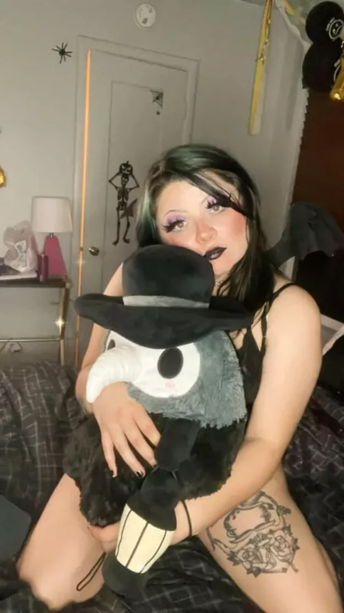 My favorite stuffy🥺🖤 his name is Ambrose