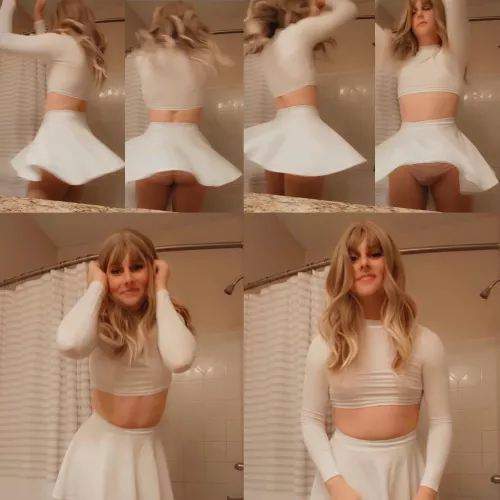 My first time wearing a swishy skirt. Felt like an absolute princess 👸🏼