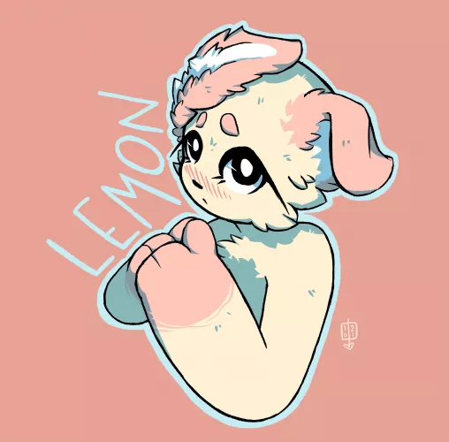 my fursona, lemon 💕💕