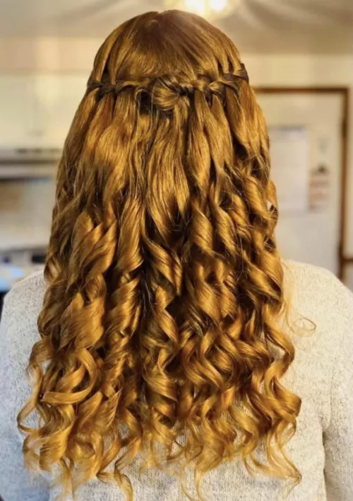 My ginger curls never last