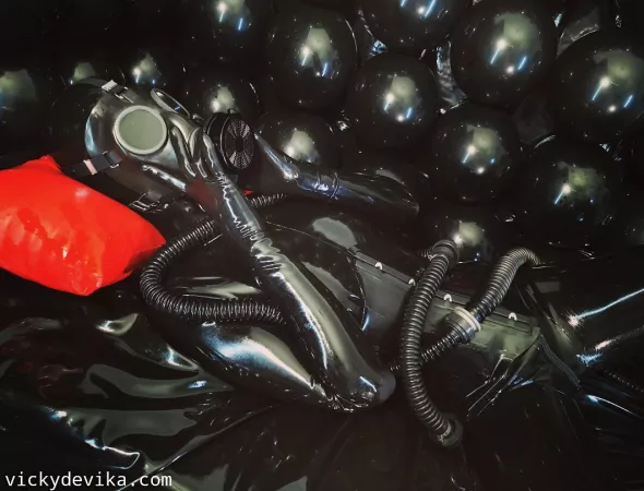 My heavy rubber lair...