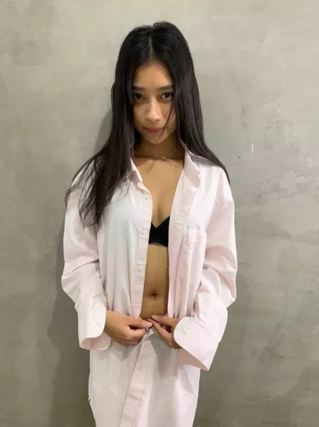 My morning look with my black hair 😄