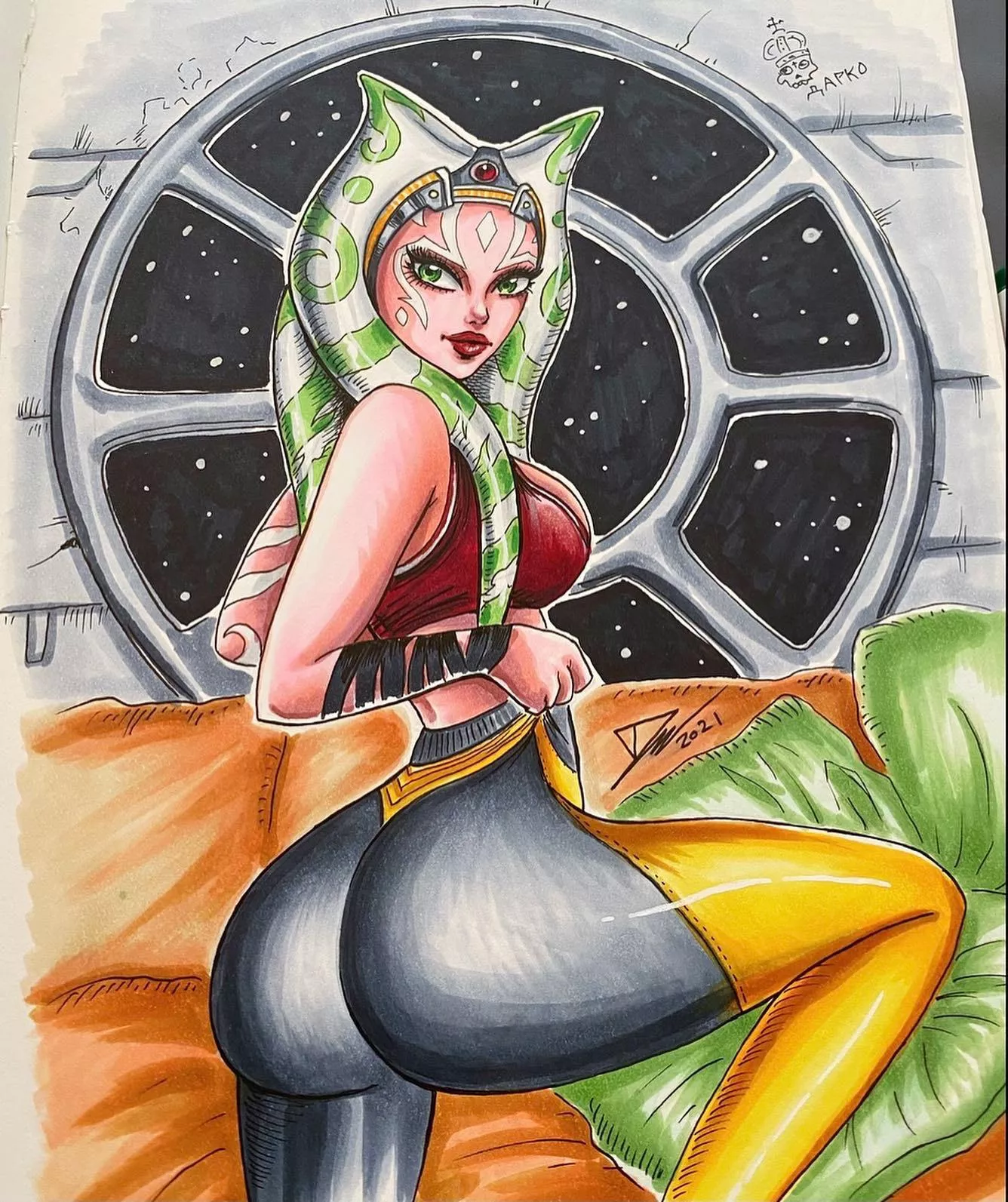 My Star Wars OC #Niisha is getting dressed in a spaceship, after enjoying life π She needs some iconic clothes, so here they are πππ¨ What do you think guys? Do you want to see more of her? ( darko_tattoo ) My Star Wars OC #Niisha is getting dressed in a spaceship, after enjoying life π She needs some iconic clothes, so here they are πππ¨ What do you think guys? Do you want to see more of her? ( darko_tattoo )
