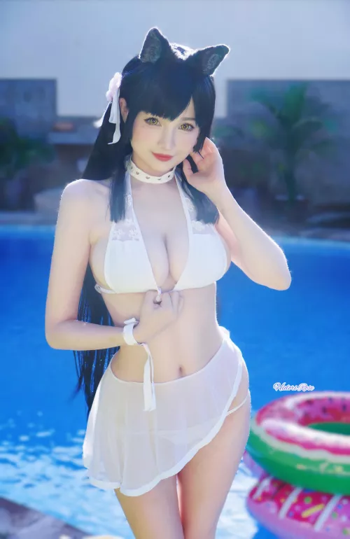 My swimsuit Atago cosplay from Azur Lane