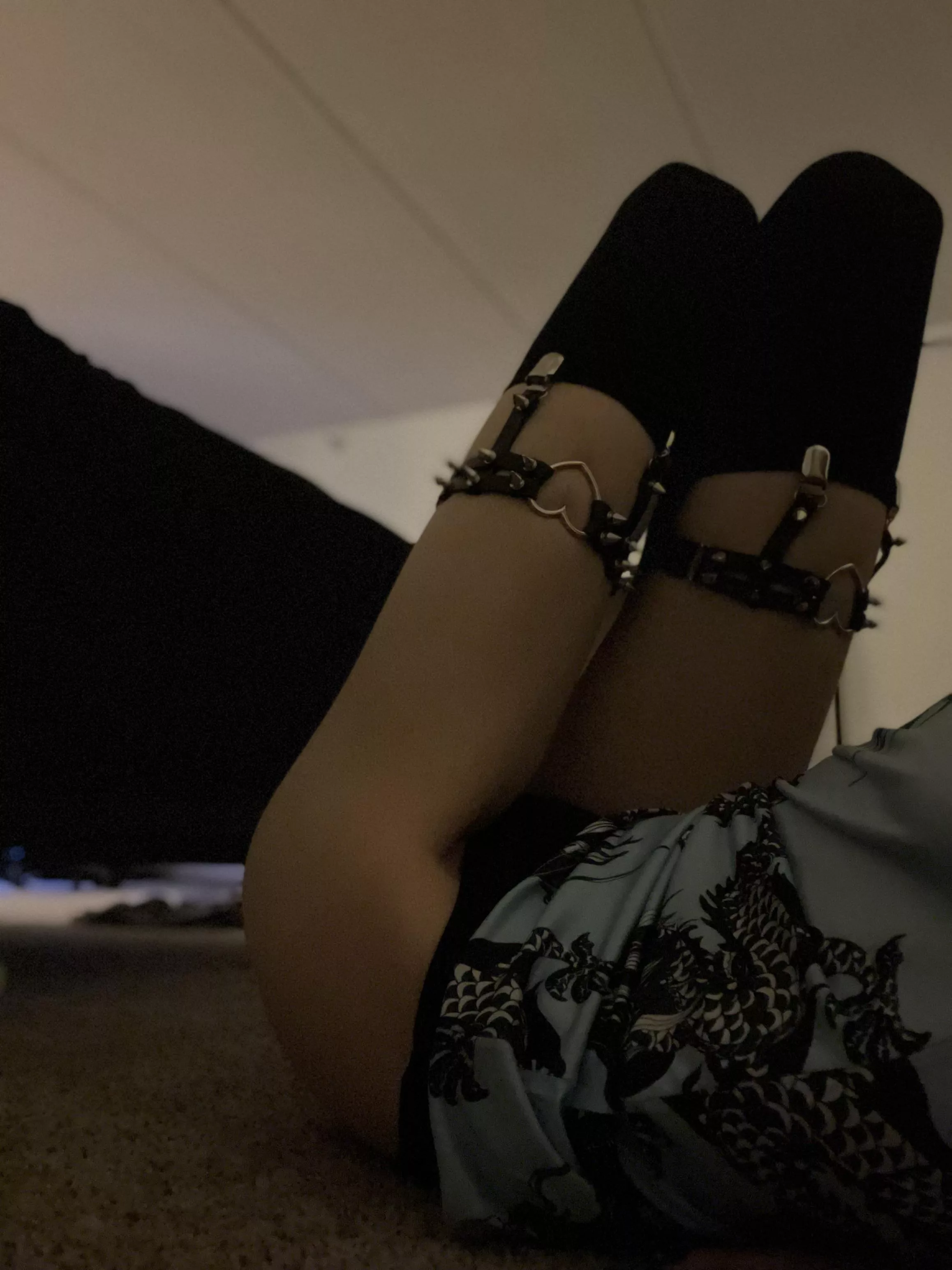 New garters for my socks🖤