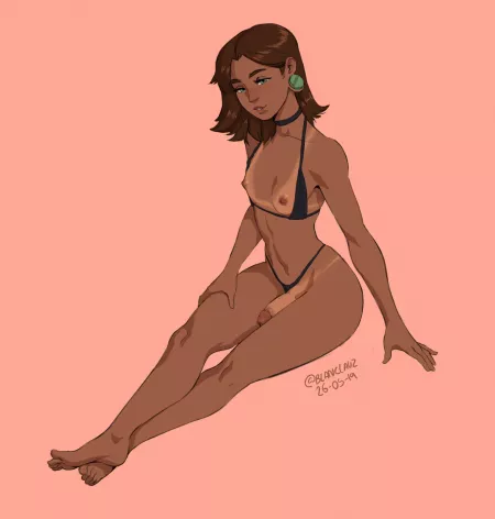 Nina's lewd bikini (Blanclauz) [Original]