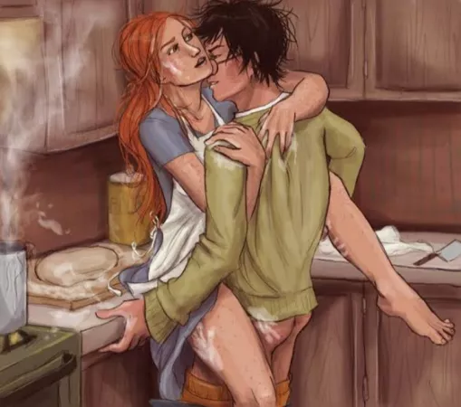 No wonder Harry is such a good cook, if this is how he was concieved.