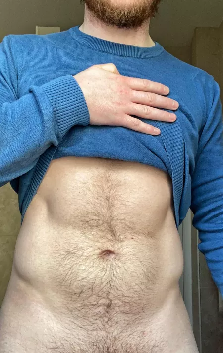 Not as cut as some of the V’s around but a V nonetheless