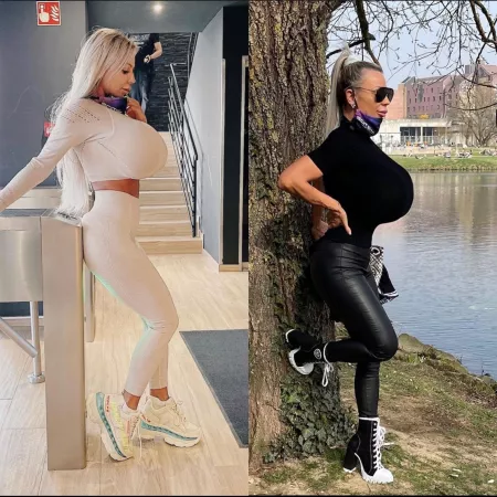 Not natural growth, but Mary Madison just got 3700cc expanders put in. We’ll see how far she goes.