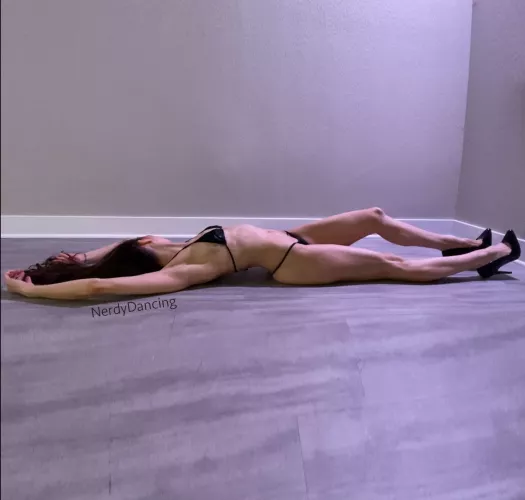 Nothing like indoor sunbathing in a micro bikini (42F)