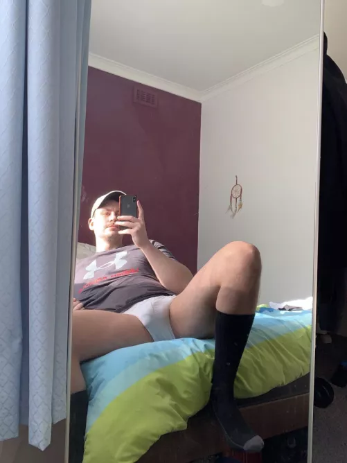 Nothing like white briefs