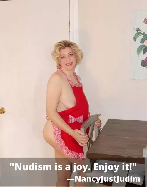 “Nudism is a joy. Enjoy it!” #NormalizingNudity