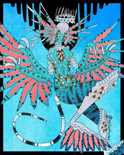 [OC] Biblically Accurate Catgirl, Be Nyaat Afraid