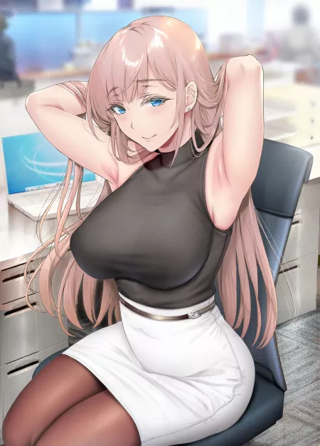 Ohayo! Can you lick my armpit? Please!