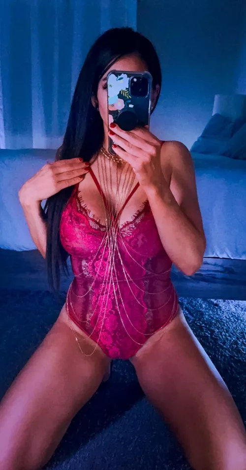 On my knees where I belong. Is this where you want me too? 🖤