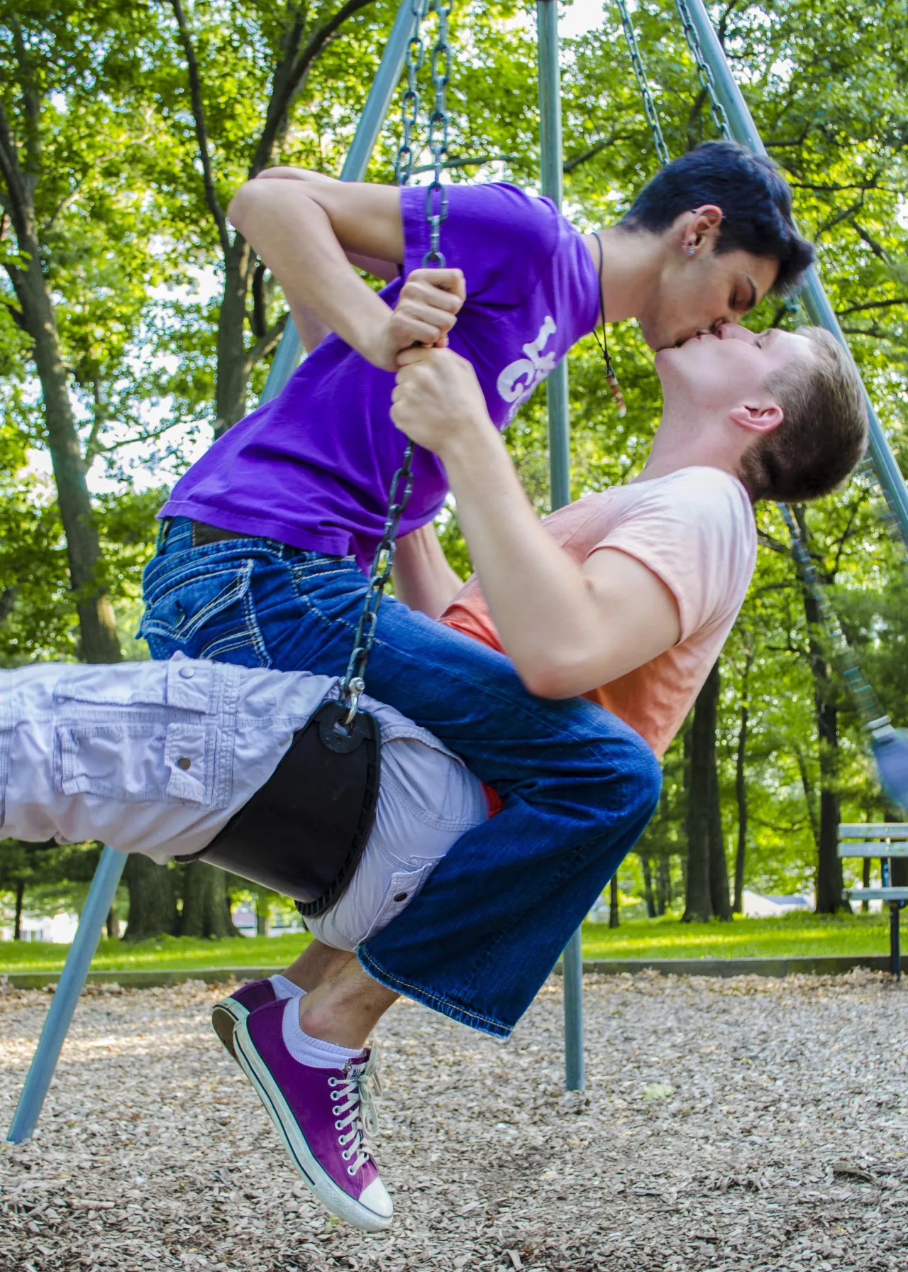 On the swings