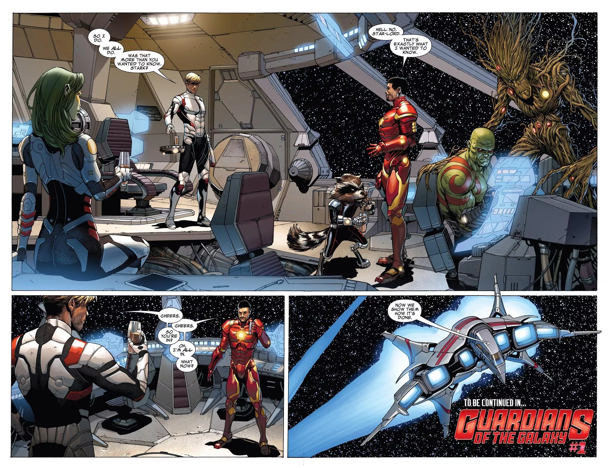 One of her best suit-armors, man... Gamora ! [Guardians of the Galaxy (2013) #0.1]