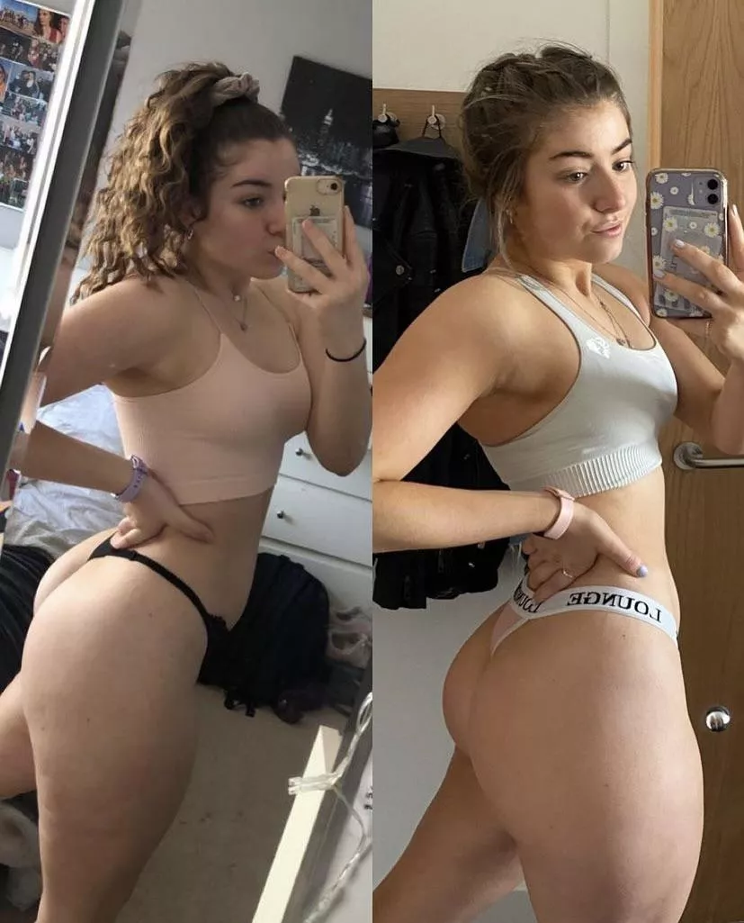 One year apart🥺