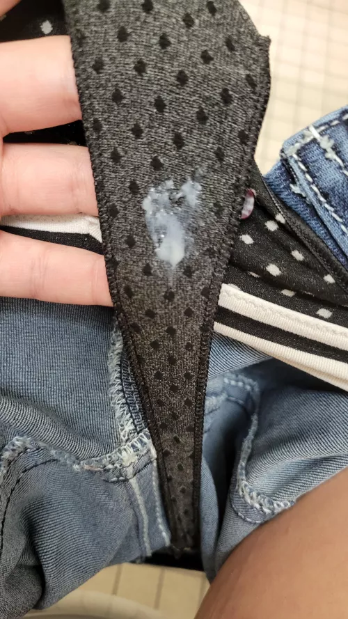 only 3 hours into my shift and I'm already creamy!! Send me a message if you want these shipped to you!!