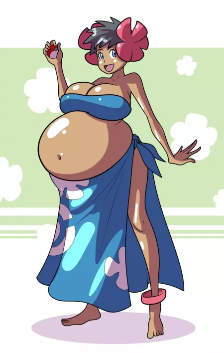Phoebe’s Belly And Bust Are Engorged From Pregnancy - [Axel-Rosered]