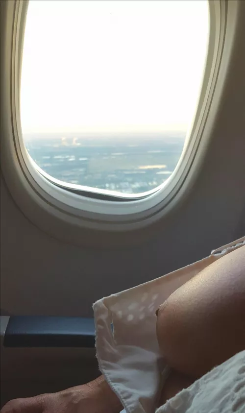 Pilot said “Sit back, relax and enjoy the [f]light” so I did!