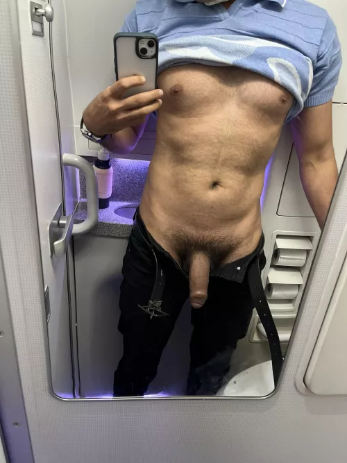 Plane lavatories are not wo comfortable