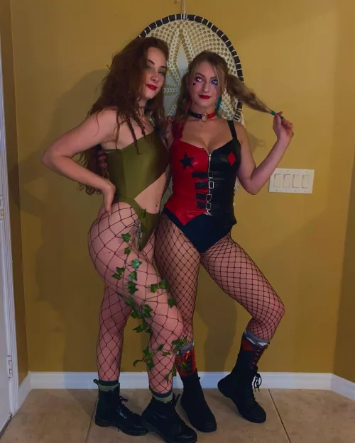 Poison Ivy and Harley Quinn