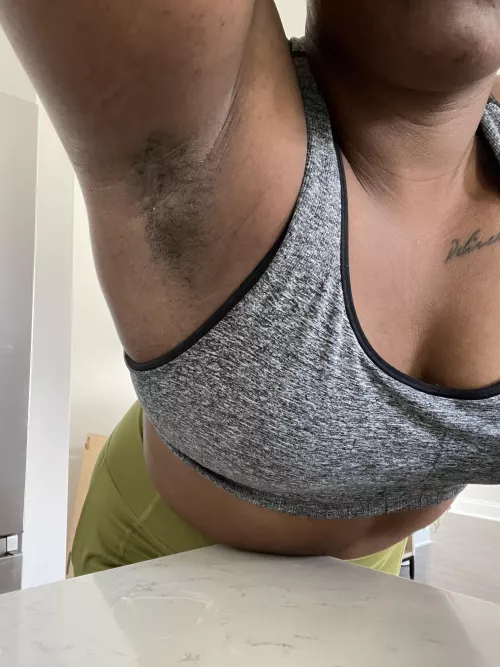 post feast fitness = a sweaty milf for you