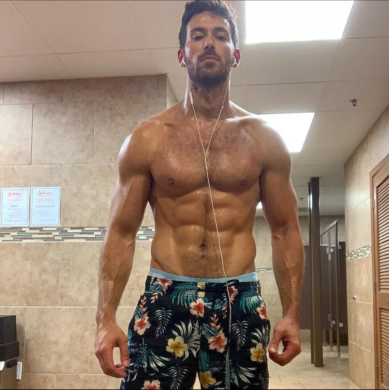 Post workout sweat