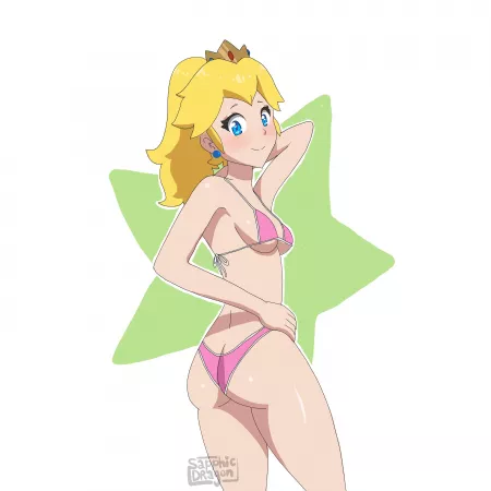Princess Peach in a bikini [sapphic_dragon]