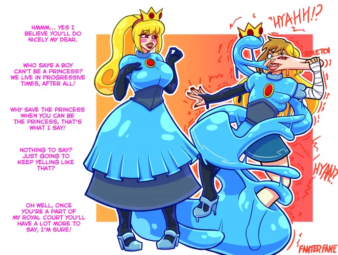 Princess Symbiote 2 by FanterFane (Slime, Possession, Feminization)