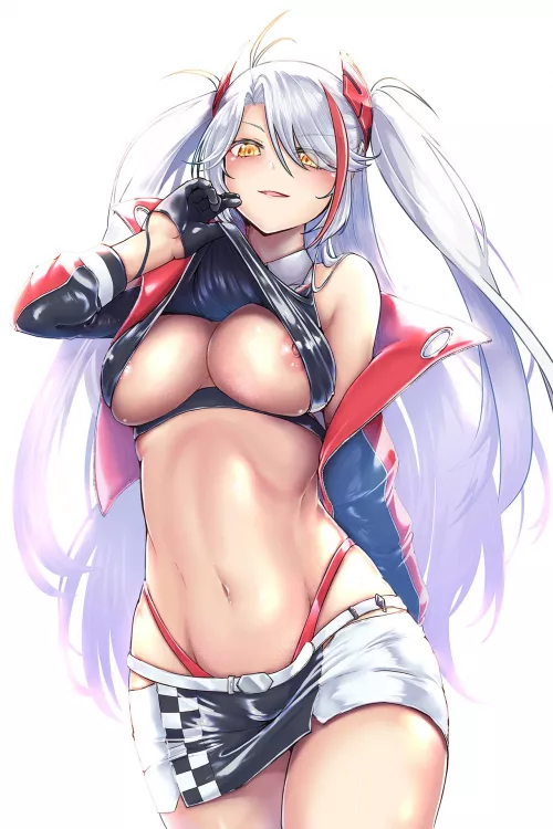 Prinz showing her Oppai Prinz showing her Oppai